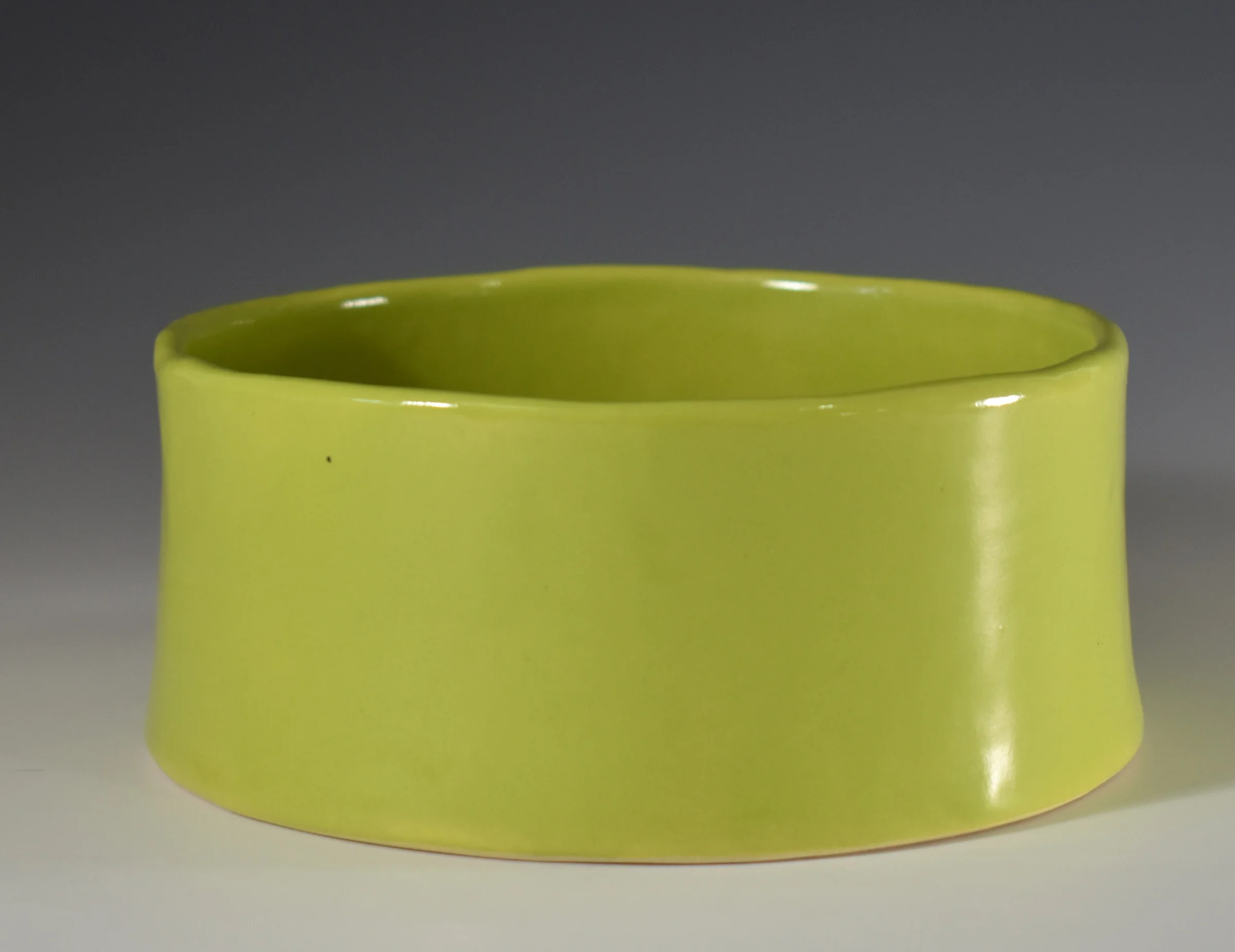 Ceramic Dog Food Bowl (Green)